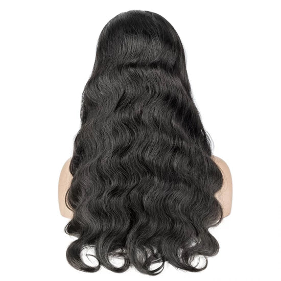 16-24 Inch 13"x4" 3D Cap Transparent Lace Front Body Wavy Glueless Wig 150% Density